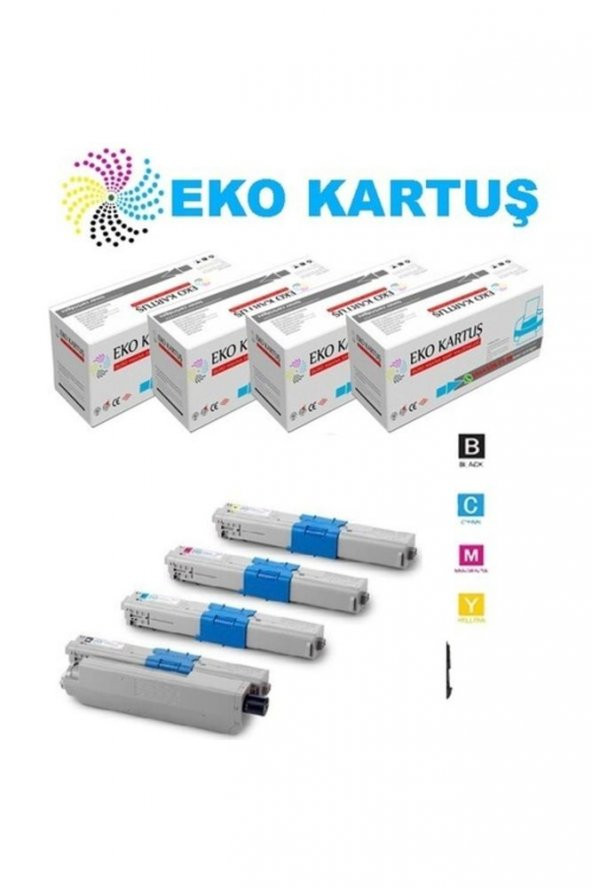 Oki Mc562w Muadil 4 Renk Toner, ürün görseli 1