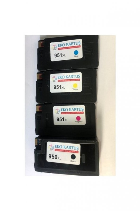 Hp Officejet Pro 276dw 4 Renk Takım Muadil Kartuş, ürün görseli 1