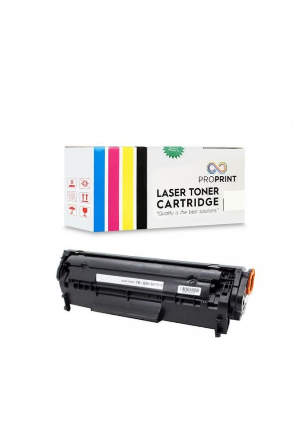 Hp Laserjet 3020 Muadil Toner Hp 12a  Q2612a Toner ürün görseli 1