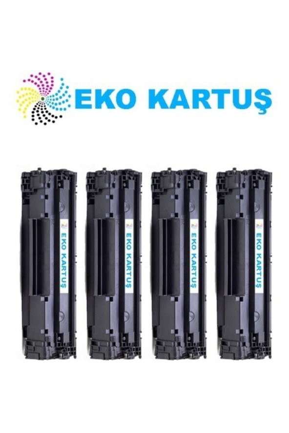 Canon Crg 725 Uyumlu Ekonomik Avantajlı 4’lü Paket Toner ürün görseli 1