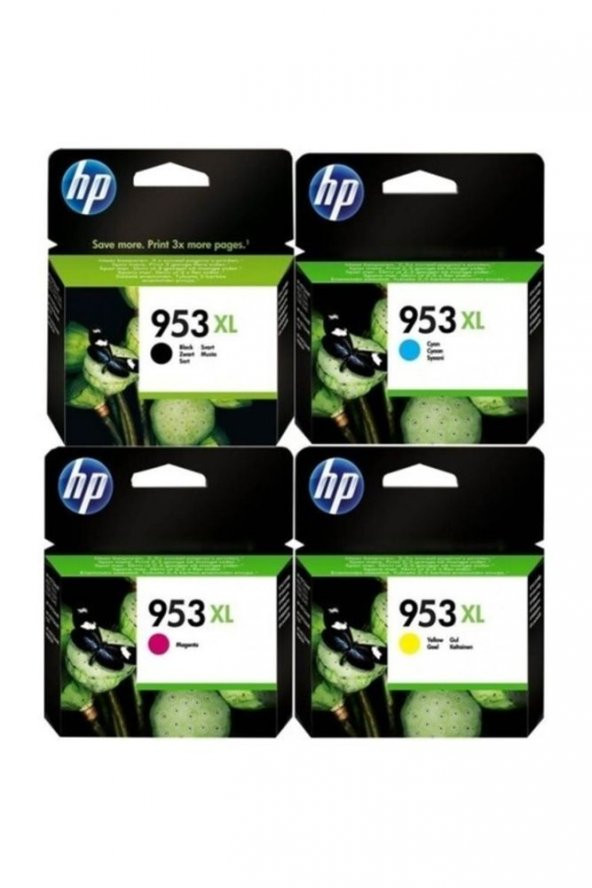 Hp 953xl 4'lü Set Kartuş ürün görseli 1
