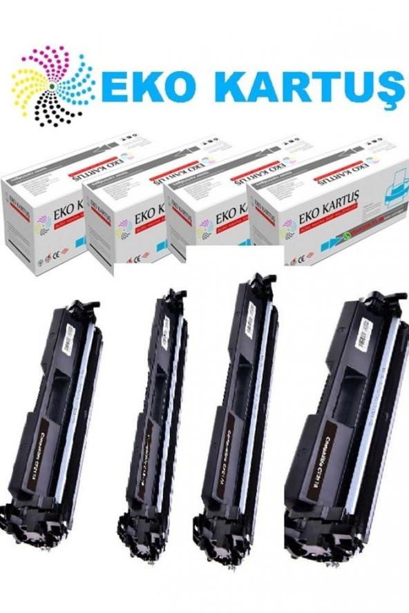 Hp Cf217a (17a) Chıpli Muadil - M102a / M130a Ekonomik Avantajlı 4’lü Paket ürün görseli 1