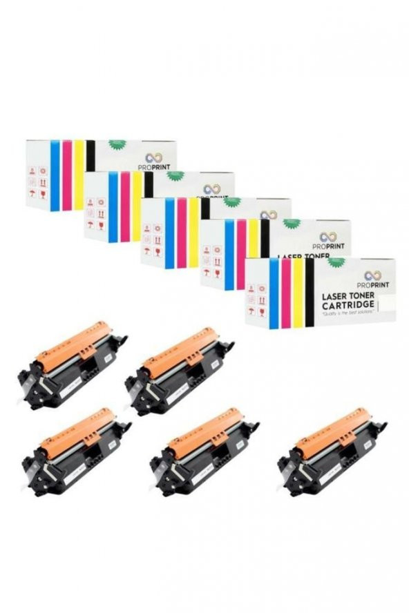Hp 17a Cf217a 5 Adet Çipli Muadil Toner M130a M130fn ürün görseli 1