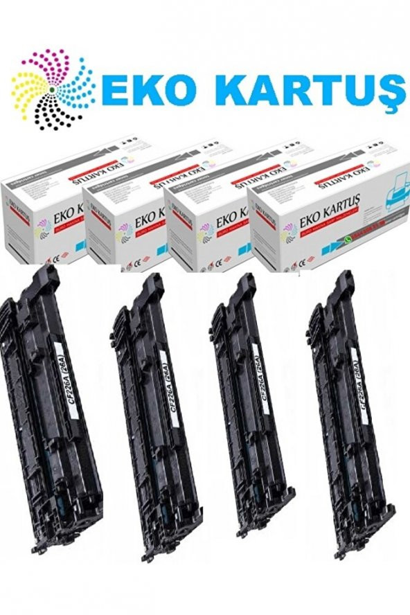 Hp Laserjet Pro M426 Cf226x Ekonomik Avantajlı 4’lü Paket Yüksek Kapasite Toner ürün görseli 1