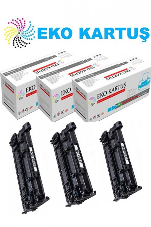 Hp Laserjet Pro M426 Cf226x Ekonomik Avantajlı 3’lü Paket Yüksek Kapasite Toner ürün görseli 1