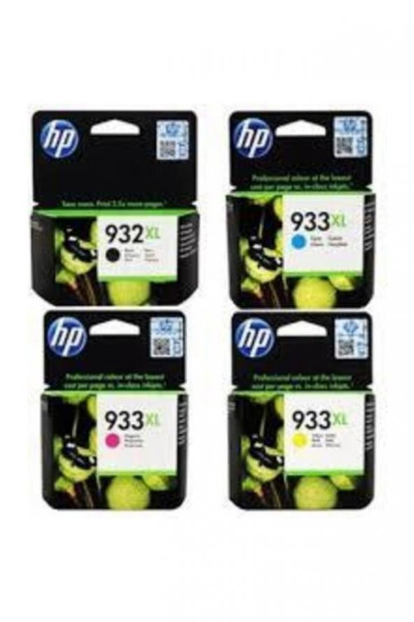 Hp 932xl / Hp 933xl Kartuş 4 Lü Set ürün görseli 1