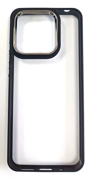 Xiaomi Redmi 10C Uyumlu Renkli Çerçeveli Şeffaf Kılıf ürün görseli 1