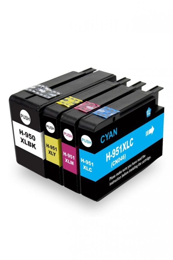 Hp Officejet Pro 8100 Eprinter 4 Renk (950xl-951xl) Muadil Kartuş, ürün görseli 1