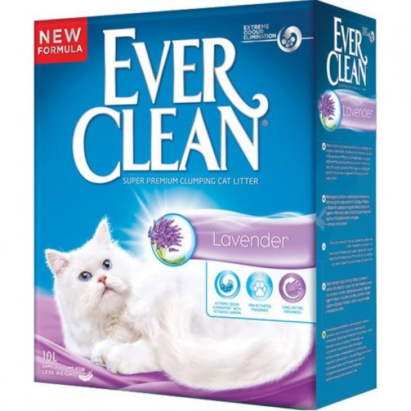 Ever Clean Lavanta Kokulu Topaklaşan Kedi Kumu 10 Lt ürün görseli 1