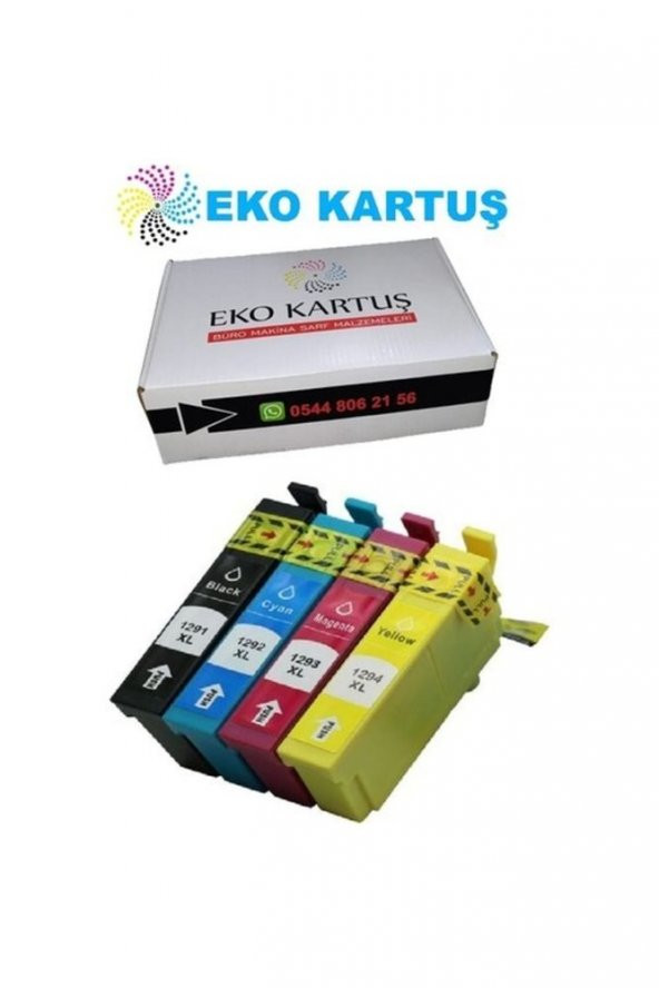 Epson Stylus Sx-230 (t1291-t1292-t1293-t1294) Set Muadil Kartuş ürün görseli 1