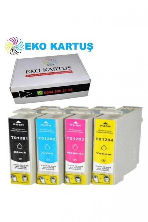 Epson T1281-t1282-t1283-t1284 Muadil Kartuş ürün görseli 1