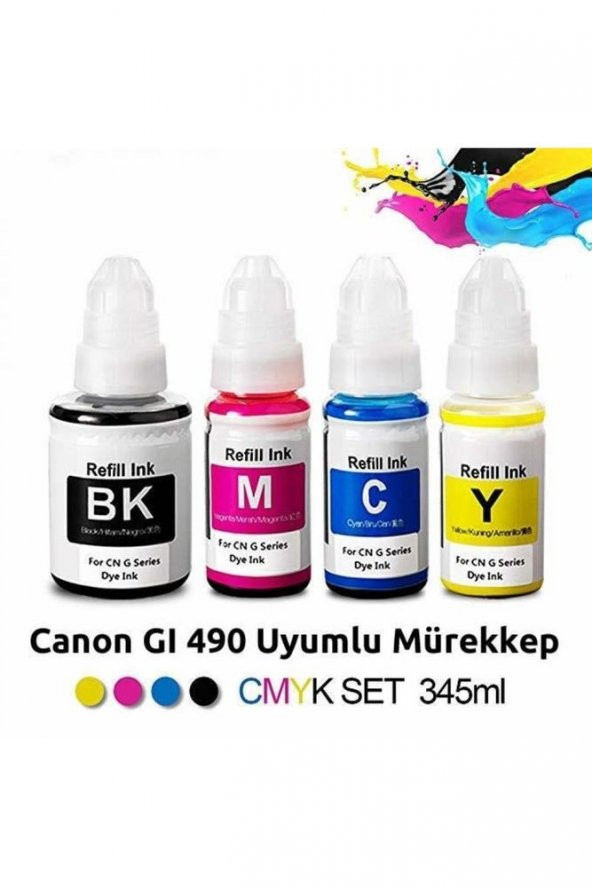Canon G1411 Mürekkep Seti Muadil (gı 490) ürün görseli 1