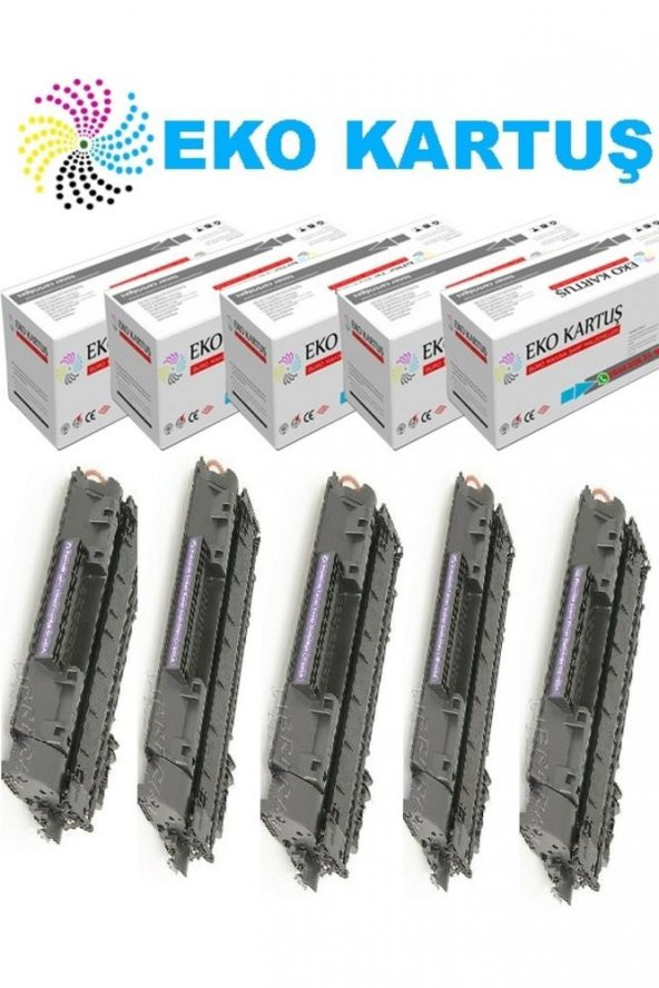 Hp Cb368a (49a) Ekonomik Avantajlı 5’li Paket Muadil Toner ürün görseli 1
