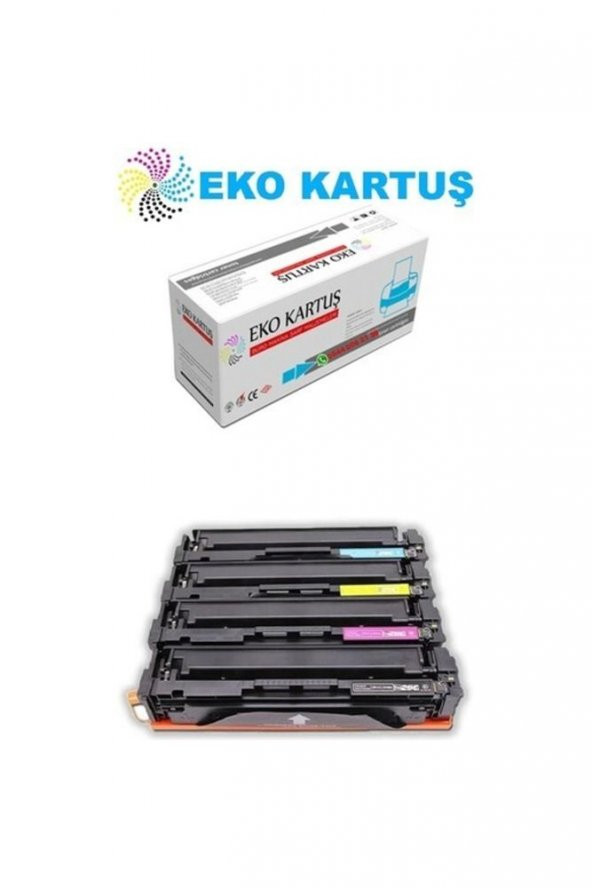 Canon I-sensys Mf-643cdw (cf540a-cf541a-cf542a-cf543a) (203a) Set Muadil Toner ürün görseli 1