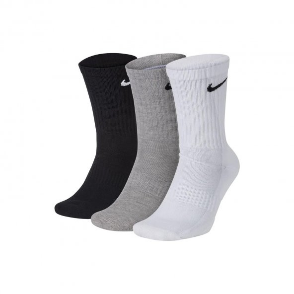 Nike SX7664-901 Everyday Cushioned 3 Lü Çorap Seti ürün görseli 1