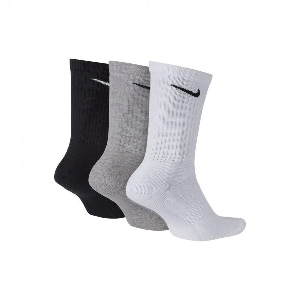 Nike SX7664-901 Everyday Cushioned 3 Lü Çorap Seti - Resim 2