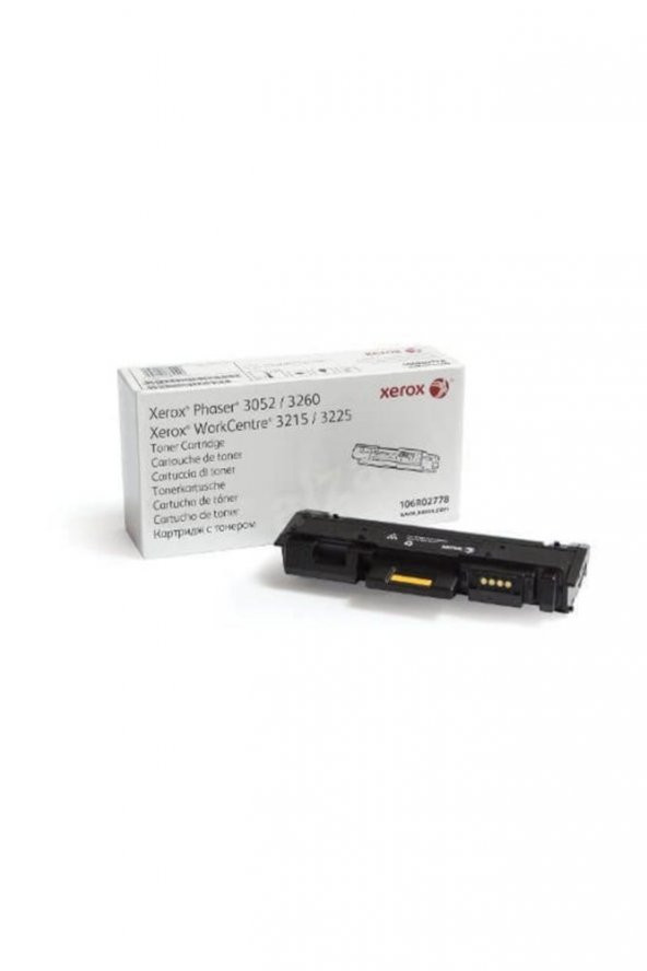 Workcentre 3052/3215 -106r02778 Orijinal Siyah Toner ürün görseli 1