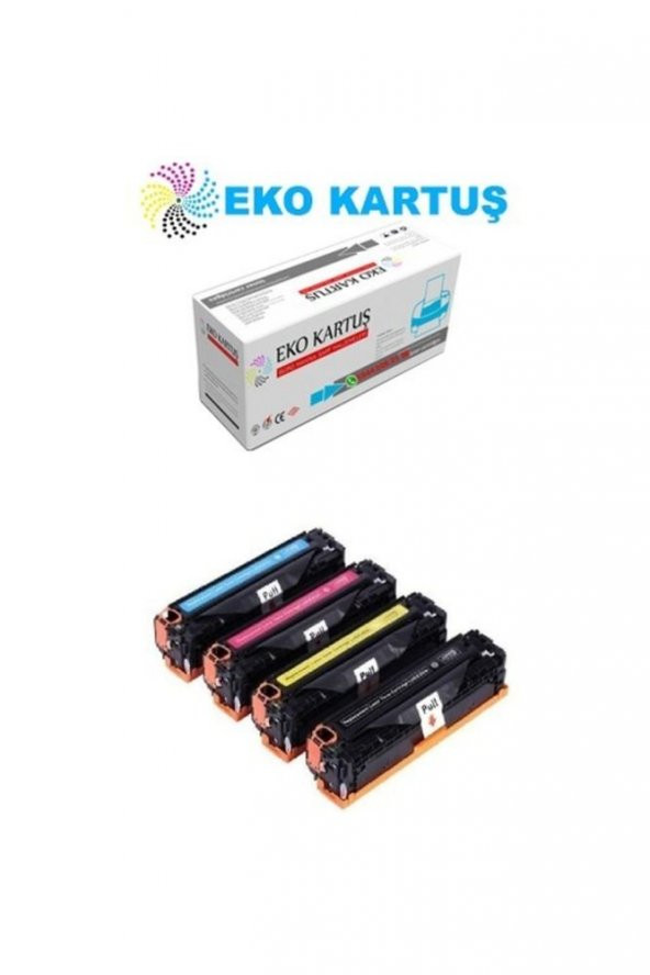 Hp Cf386a (cc530a-cc531a-cc532a-cc533a) Set Muadil Toner ürün görseli 1