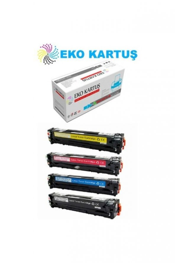 Color Laserjet Cp1510 (cb540-cb541-cb542-cb543) Set Muadil Toner ürün görseli 1