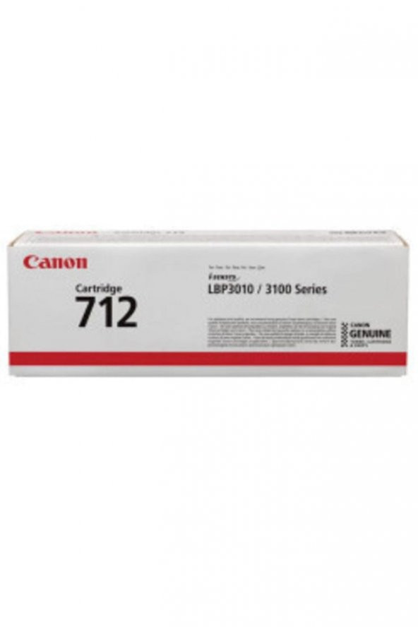 Crg 712 Siyah Orijinal Toner ürün görseli 1