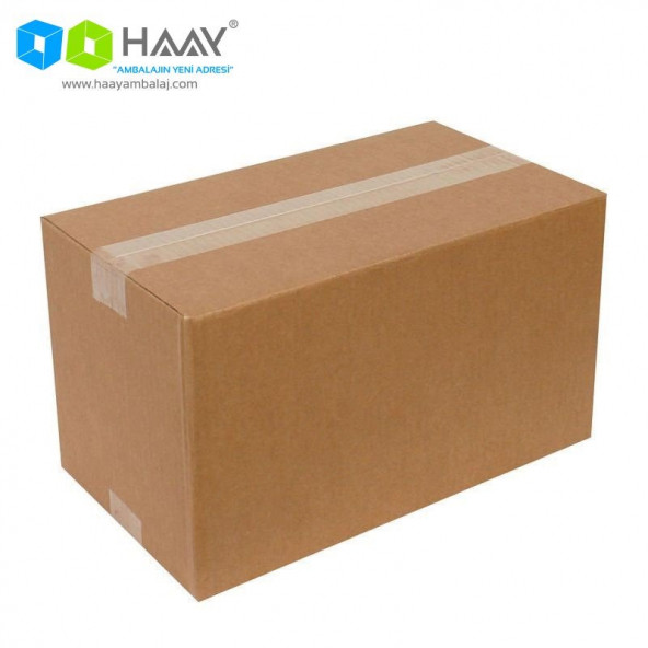 HAAY AMBALAJ 35x20x20cm Tek Oluklu Koli - Kraft ( 5 ADET) ürün görseli 1
