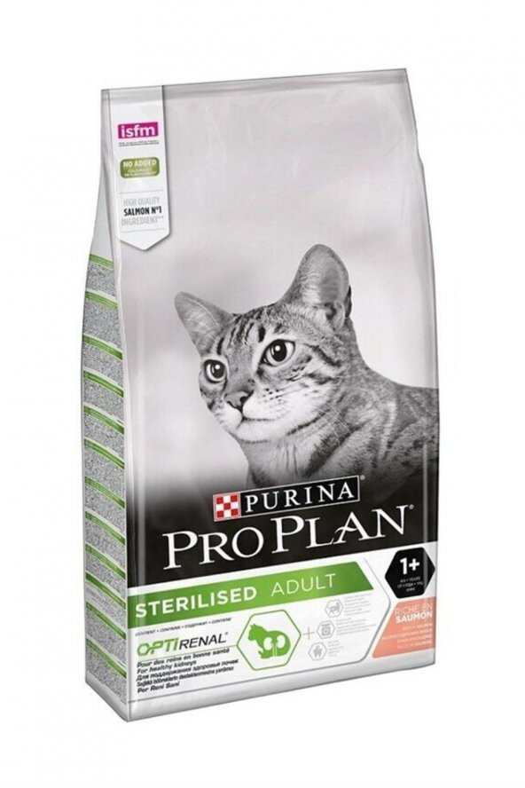 Proplan Kısırlaştırılmış Somonlu Kuru Kedi Maması 3 kg ürün görseli 1