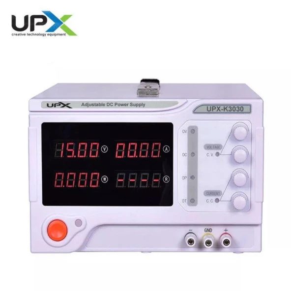 Upx K3030 0-30V 0-30A 10mv 10ma Tek Çıkışlı Dc Ayarlı Güç Kaynağı ürün görseli 1