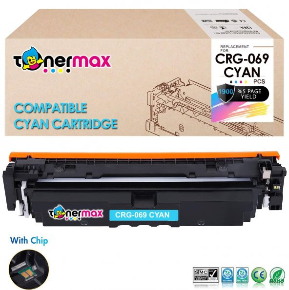 Canon CRG-069 Muadil Toner Mavi- Çipli / 5094C002 /LBP673Cdw /MF752Cdw /MF754Cdw ürün görseli 1