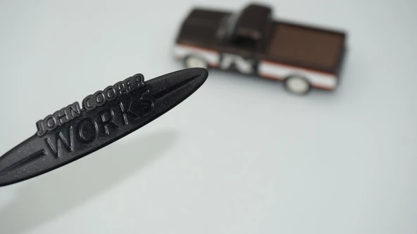 DK Tuning Mini John Cooper Works Bagaj 9cm Siyah Logo Arma ürün görseli 1