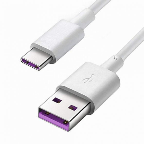 Orjinal Huawei Mate 9 Pro Type C 5A 1M MOR Hızlı Şarj ve Data Kablosu HMORKAB5A0118 ürün görseli 1