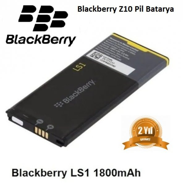 Day ORJİNAL Blackberry 1800 mAh Batarya Pil Z10 STL100-1 (Uzun Ömürlü KALİTELİ 2 YIL GARANTİLİ) BBZ10LS000344 ürün görseli 1