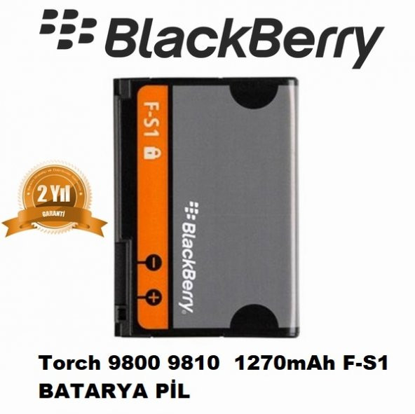 Day ORJİNAL Blackberry 1270 mAh Batarya Pil  Torch 9800 F-S1 (Uzun Ömürlü 2 YIL GARANTİLİ) BBZ10LS002509 ürün görseli 1