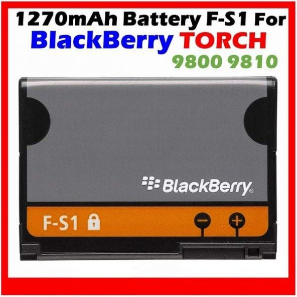 Day ORJİNAL Blackberry 1270 mAh Batarya Pil  Torch 9810 F-S1 (Uzun Ömürlü 2 YIL GARANTİLİ) BBZ10LS002762 ürün görseli 1