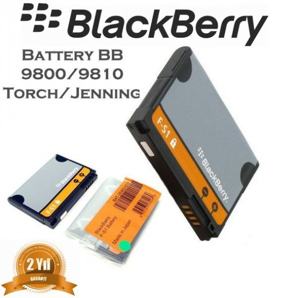 Day ORJİNAL Blackberry 1270 mAh Batarya Pil  Torch 9810 F-S1 (Uzun Ömürlü 2 YIL GARANTİLİ) BBZ10LS003194 ürün görseli 1