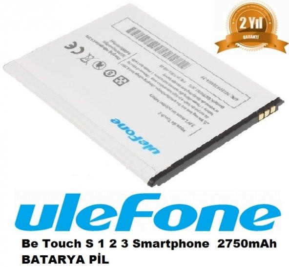 Day Mobile Ulefone Be Touch S Smartphone 2750 mAh ORJİNAL Batarya Pil (2 YIL GARANTİLİ) BBZ10LS003332 ürün görseli 1