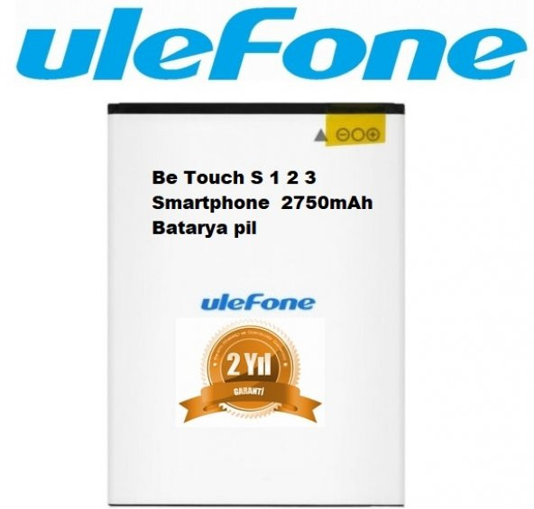 Day Ulefone Be Touch 3 Smartphone 2750 mAh ORJİNAL Batarya Pil (Uzun Ömürlü 2 YIL GARANTİLİ) BBZ10LS003461 ürün görseli 1