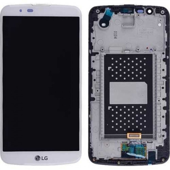 Lg K10 Tv Çift Sim Lcd Ekran + Dokunmatik Panel Beyaz Cep Telefonu Ekranı ürün görseli 1