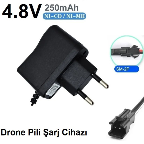 Drone Pil Şarj Cihazı Sm-2p Fiş Güç Adaptörü 4.8v  Çıkış 2 YIL GARANTİLİ BBZ10LS004347 ürün görseli 1