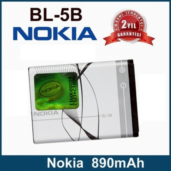 Nokıa Batarya Bl 5b 2600 3220 3230 5140 5140i 5200 5300 5500 Sport 5070 5140 5150i Pil BBZ10LS004442 ürün görseli 1