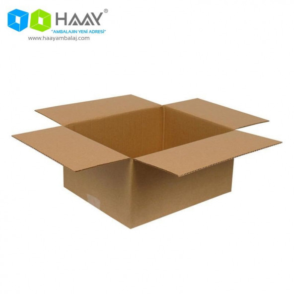 HAAY AMBALAJ 30x25x15cm Tek Oluklu Koli - Kraft (5 ADET) ürün görseli 1