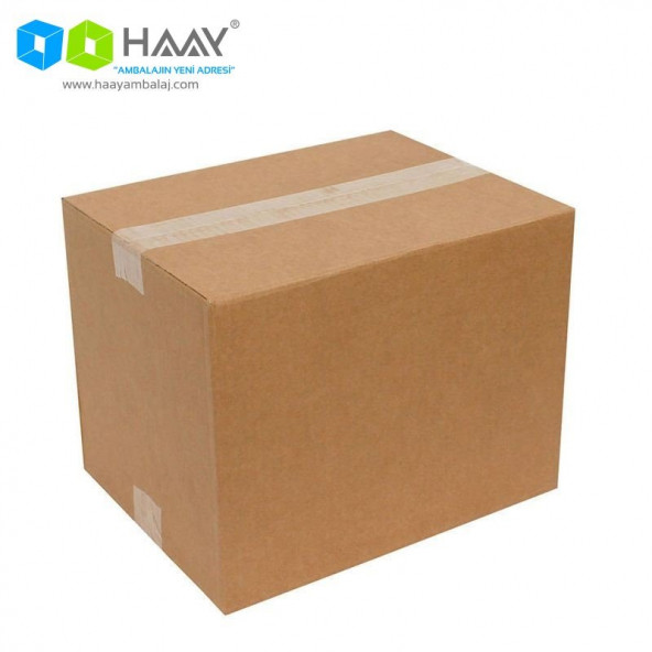 HAAY AMBALAJ 30x23x23cm Tek Oluklu Koli - Kraft (5 ADET) ürün görseli 1