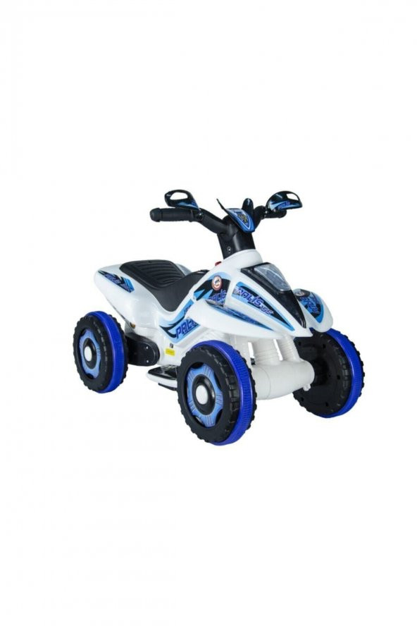 Uj Toys  Akülü Atv 6 V Safari Beyaz Polis ürün görseli 1
