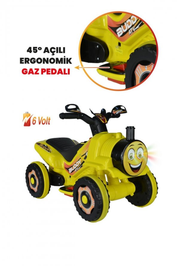 Uj Toys Buddy Akülü Atv 6v - Resim 2