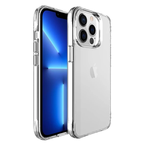 Gpack Apple iPhone 13 Pro Max Kılıf Okka Crystal Tpu Shockproof Kapak ürün görseli 1