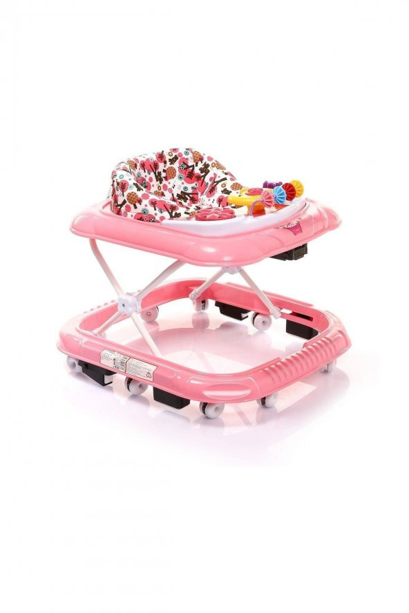 Kikkoro Speedy Tekerlekli Bebek Yürüteci Pembe / ürün görseli 1