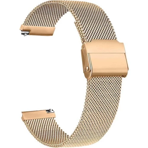 Gpack QCY Watch GTS Kordon Çıtçıtlı Hasır Metal Örgülü KRD 45 Gold ürün görseli 1