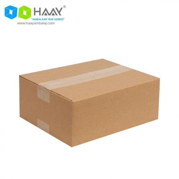 HAAY AMBALAJ 25x20x10cm Tek Oluklu Koli - Kraft (5 ADET) ürün görseli 1