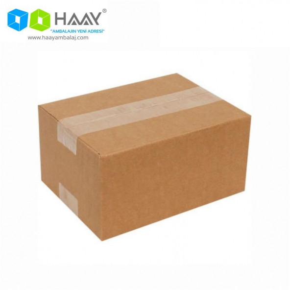HAAY AMBALAJ 22x15x12cm Tek Oluklu Koli - Kraft (5 ADET) ürün görseli 1