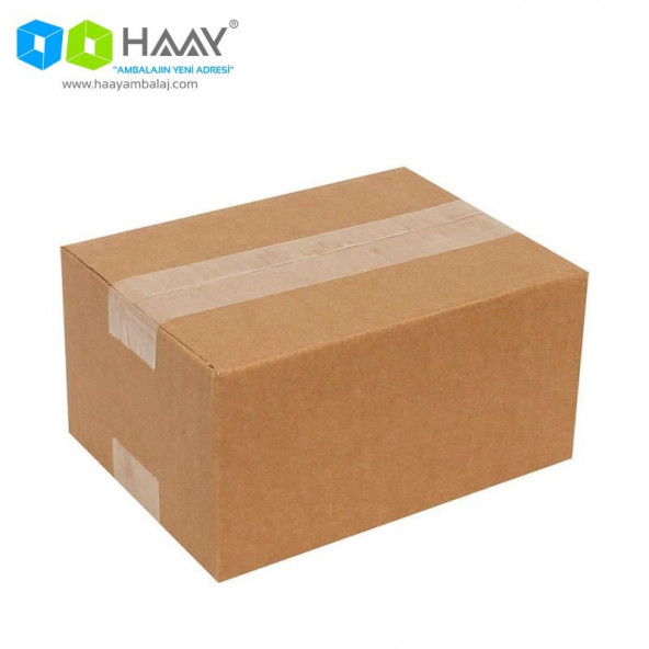 HAAY AMBALAJ 20x15x10cm Tek Oluklu Koli - Kraft (5 ADET) ürün görseli 1