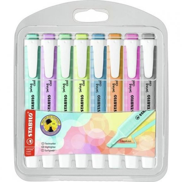 Umur Stabılo Swing Cool Pastel 8li Paket ürün görseli 1